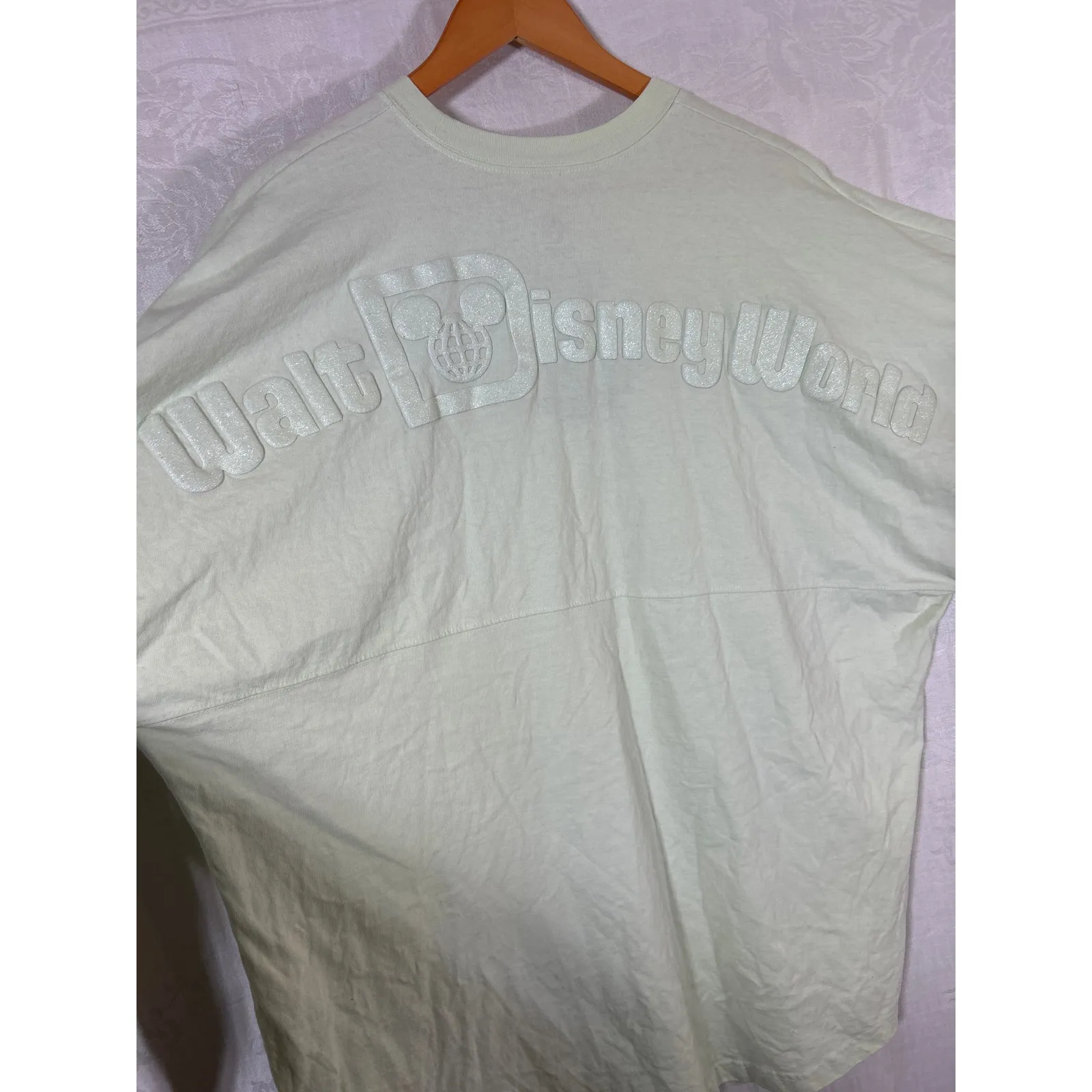 Walt Disney Spirit Jersey XXL Mint Green Sparkle Glitter - Image 6