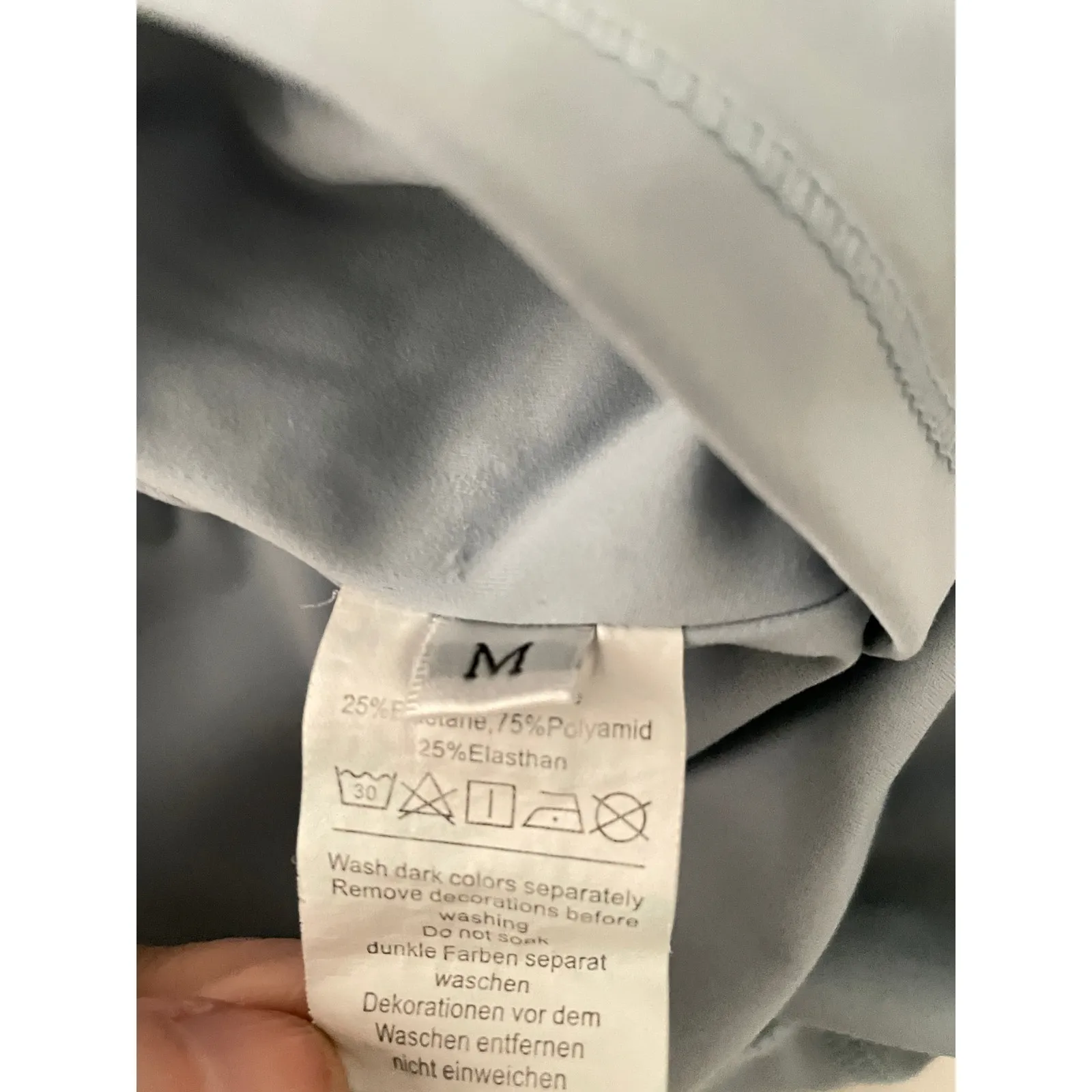 Maacie Maternity Tennis Dress with Shorts and Built in Bra Blue Medium Size undefined - Image 12