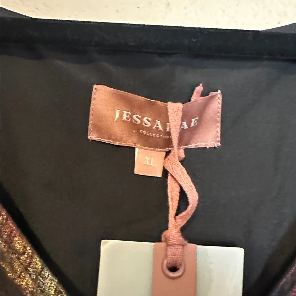 JESSAKAE Pixie dress in Black Iridescent Size XL NWT - Image 6