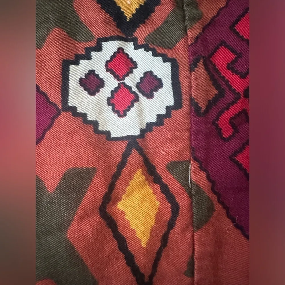 VTG Carolina Colours Skirt Womens Wrap Aztec Tribal Southwestern Sz Medium - Image 6