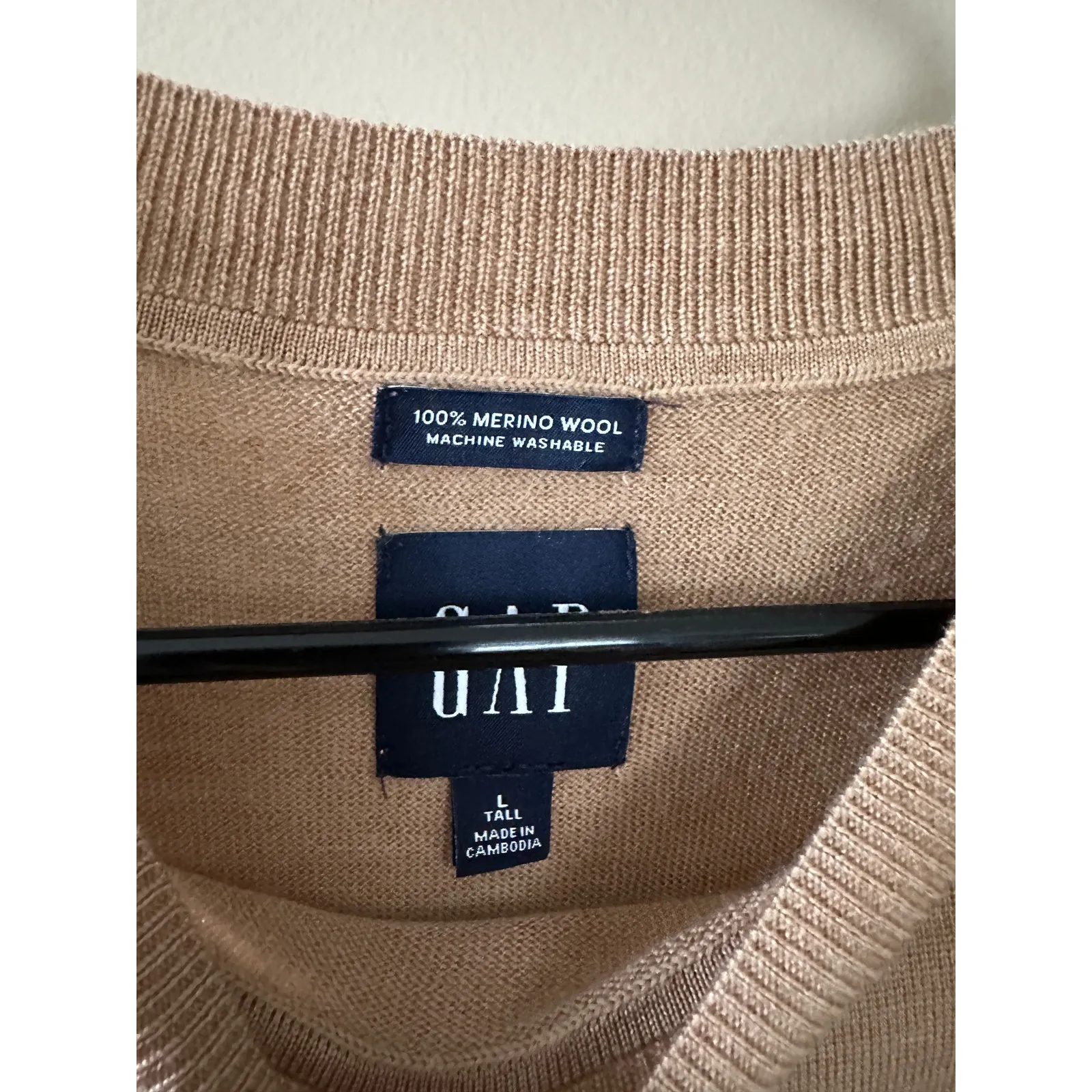 Gap Women's Moreno Wool Pullover Light Brown Crewneck Sweater - Image 2