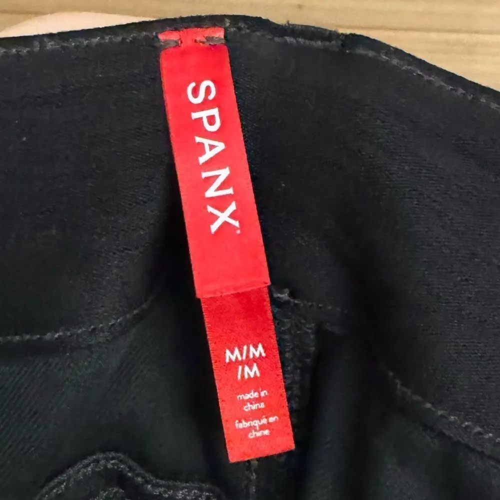 SPANX Size Medium Stretch Twill Cargo Pull On Skinny Pants - Image 16