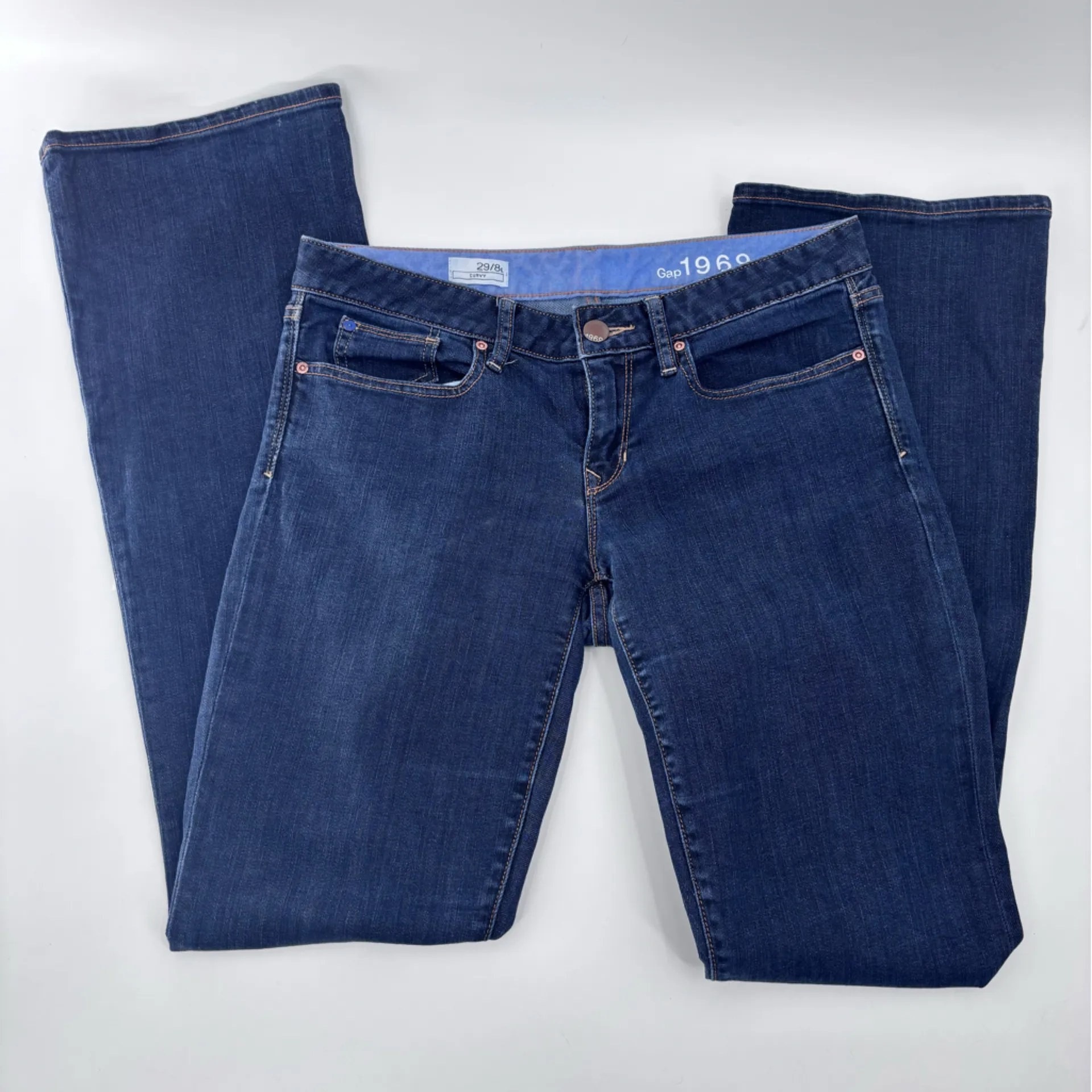 Gap 1969 Womens Curvy Flared Jeans - Image 11