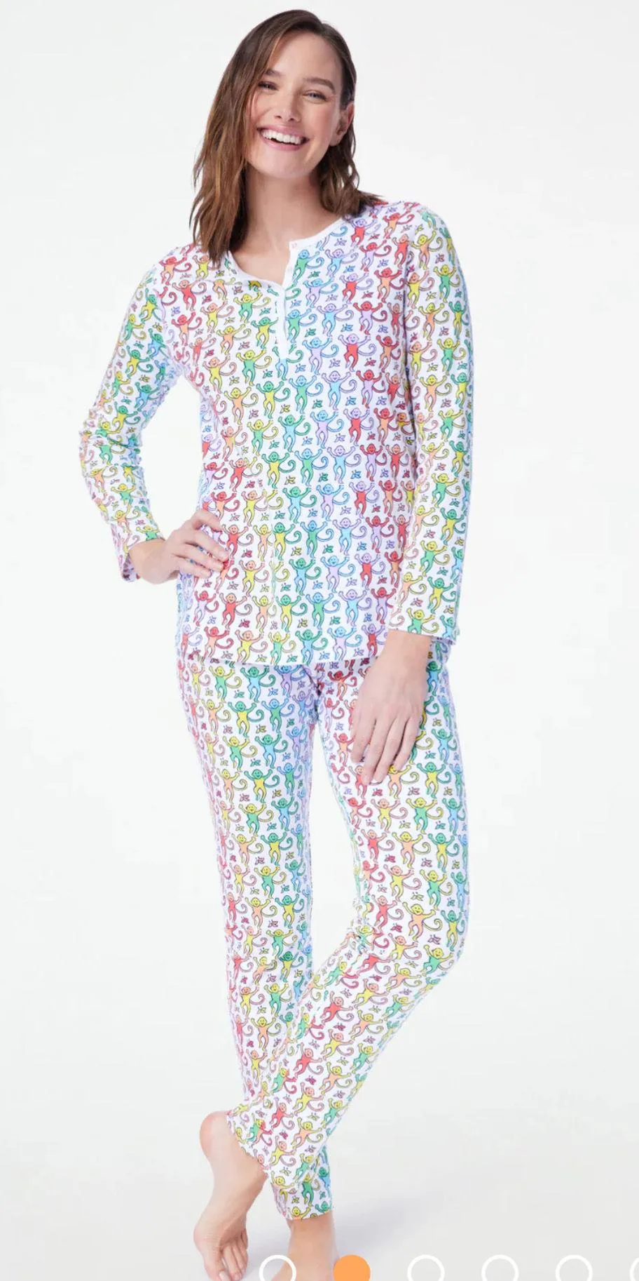 Roller Rabbit Disco Hearts Pajamas Long Sleeve - Image 2