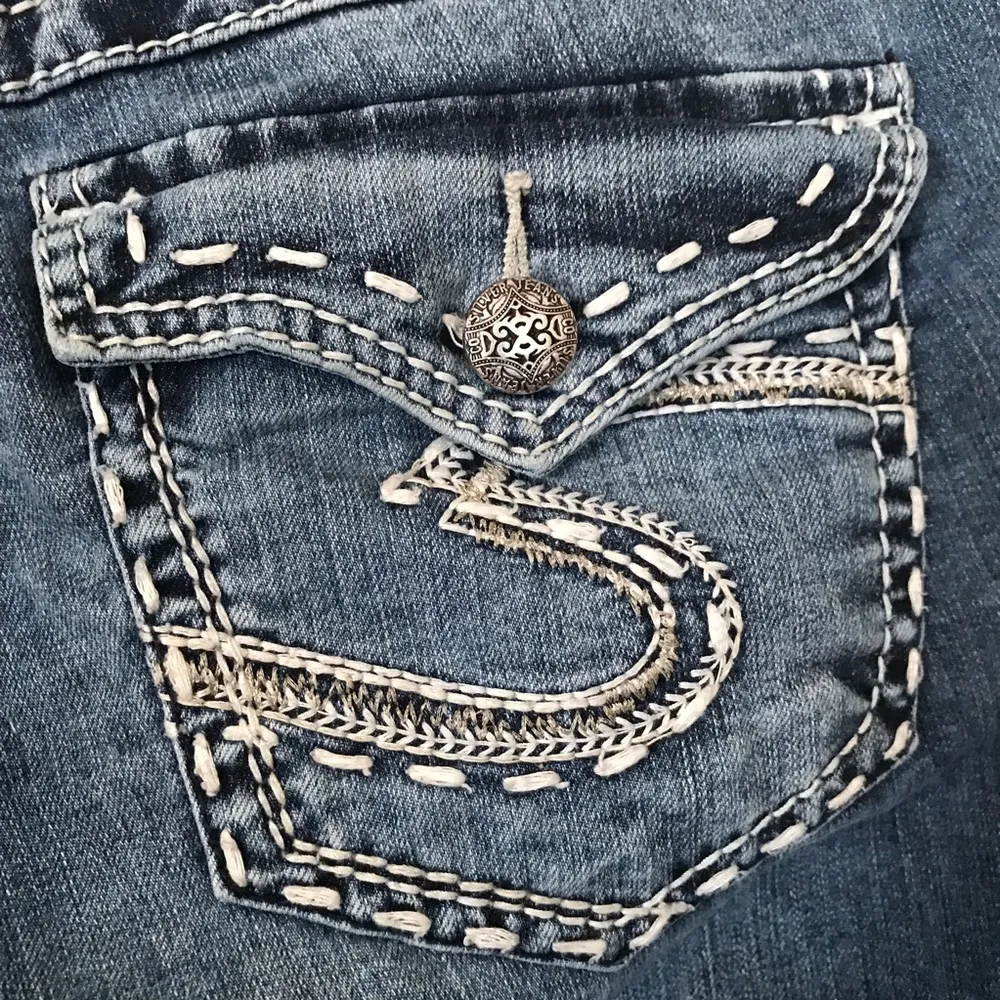 Silver Jeans Suki Flap Pocket Thick Stitch Stretch Capri Cropped Crop jeans 29 - Image 48