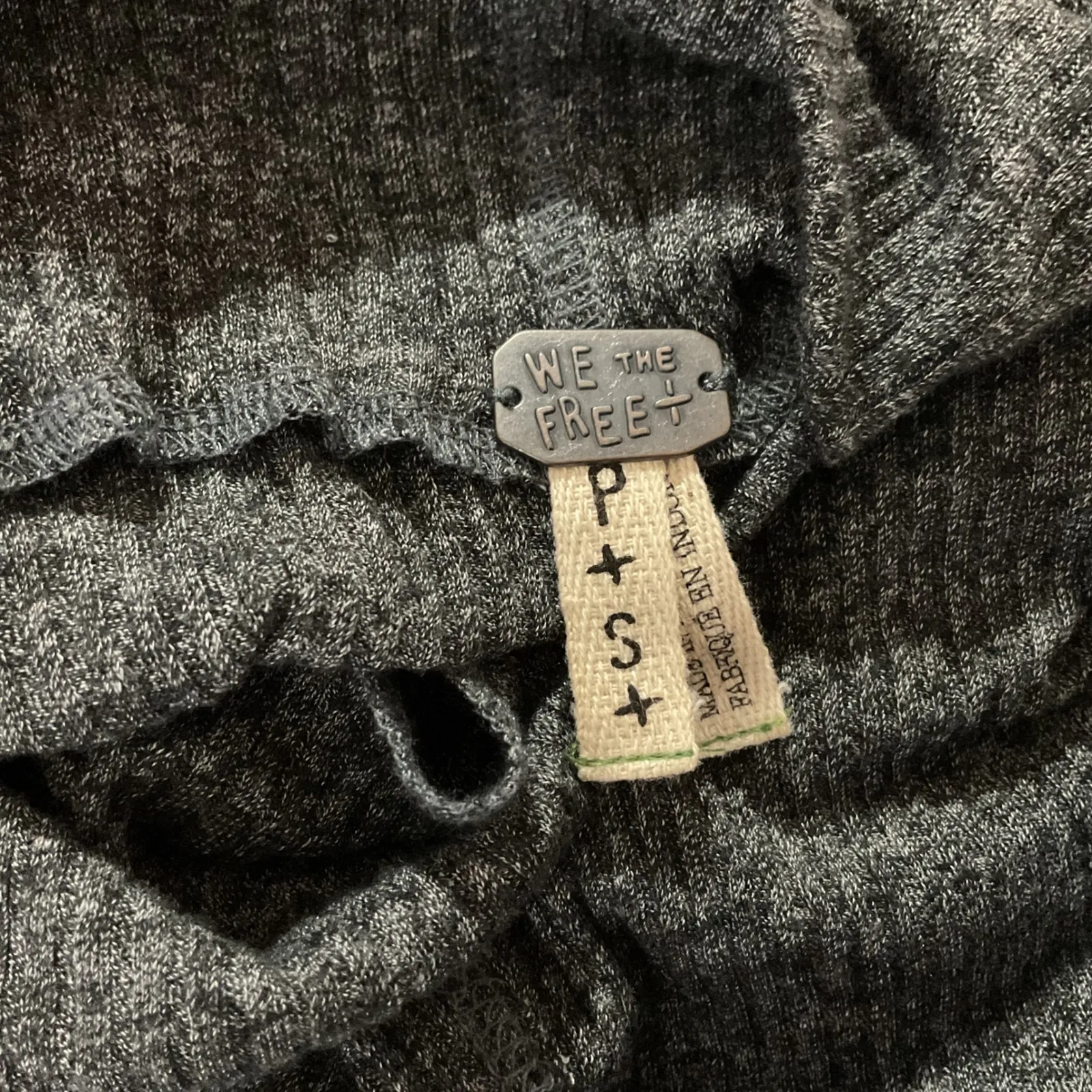 Free People We the Free Londontown Thermal Top Womens Size Small - Image 6