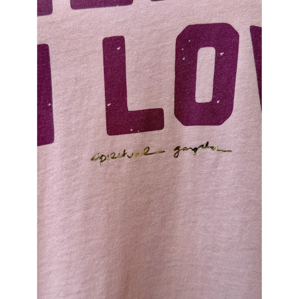 You Are Loved Pink Distressed Short Sleeve T Shirt Medium - Image 7
