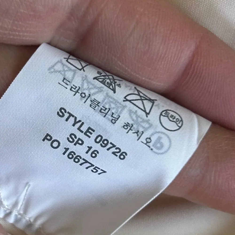 J.Crew Clara 100% Silk Vanilla Chiffon Bridesmaid Dress Size 0 - Image 8