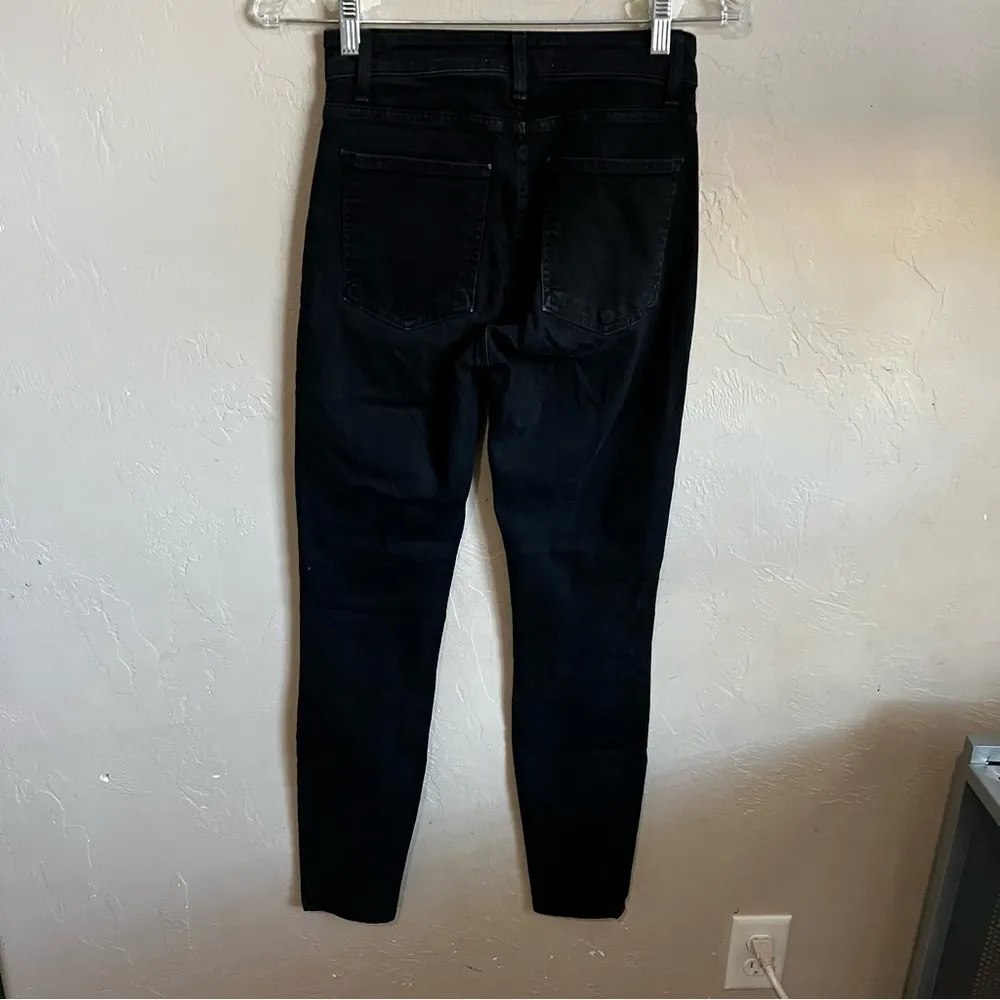 American Apparel Made‎ in the USA Black High Rise Skinny Denim Jeans - Image 9