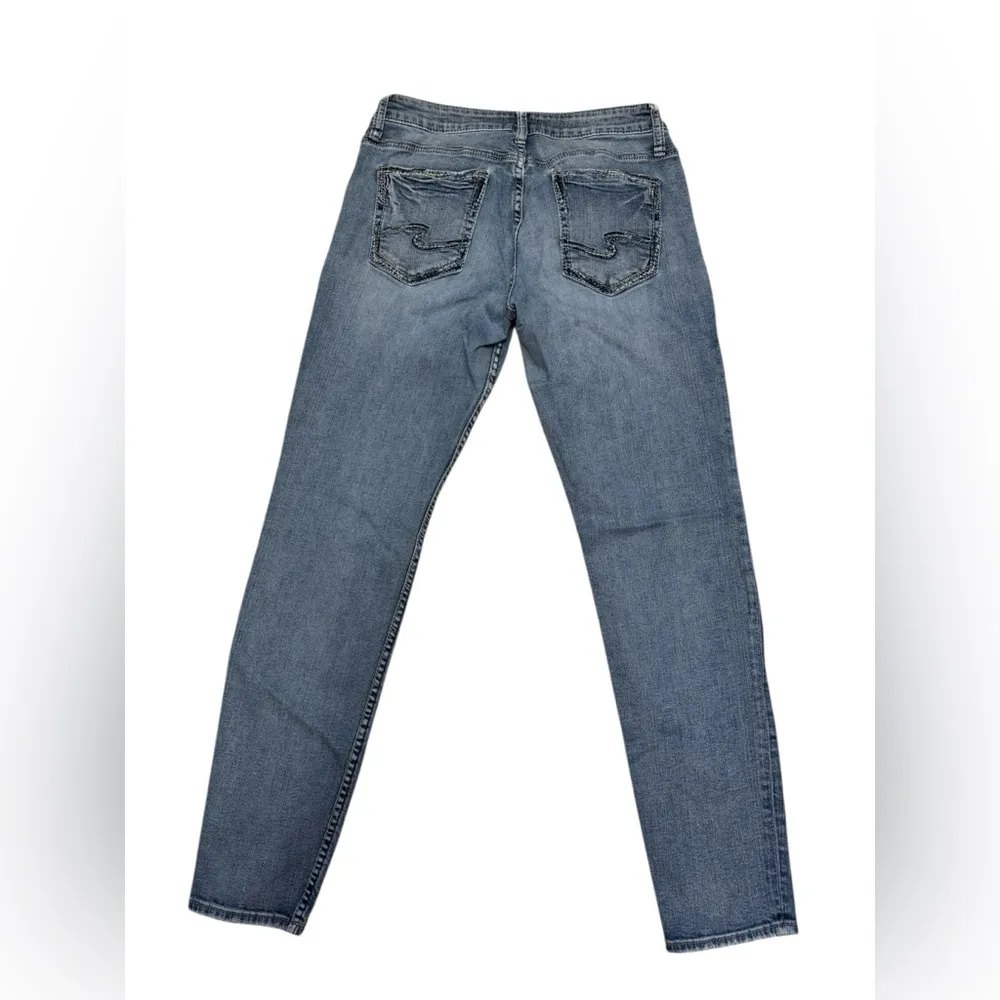 Silver Jeans Boyfriend Relaxed Fit Light Wash - Image 3