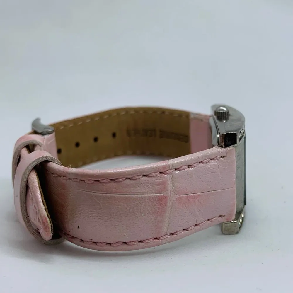 Faded glory ladies silver tone Quartz analog rhinestones 22mm watch runs - Image 5