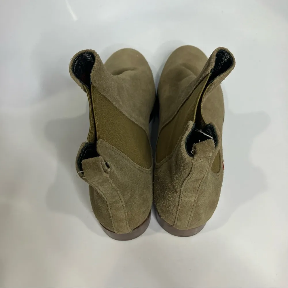 Marc Joseph New York Union tan suede ankle boots pull on women’s size 7 casual - Image 5