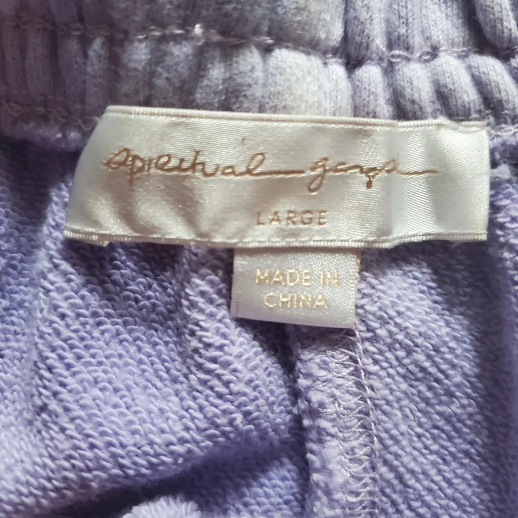 Spiritual Gangster   Lavender Joggers Size Large - Image 2