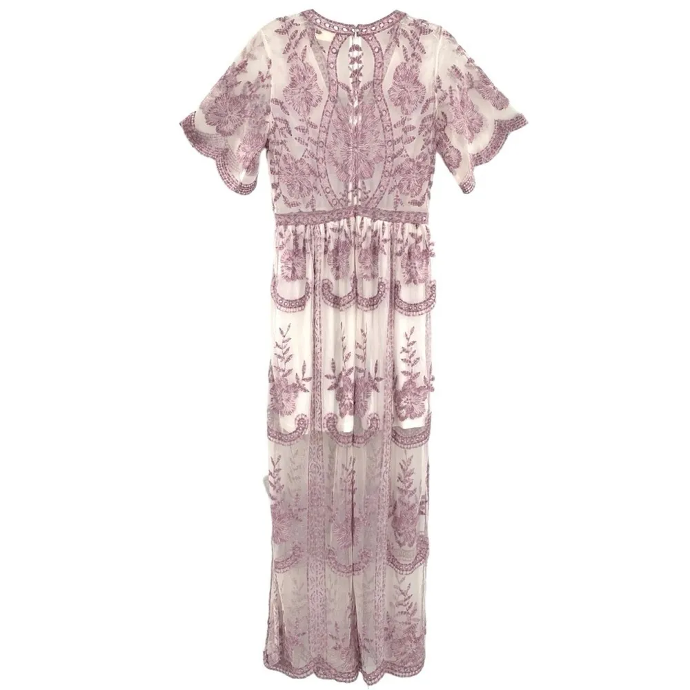 Altar'd State Women’s Embroidered Floral Lace Maxi Dress - Image 10