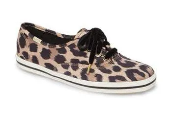 / x kate spade new york champion leopard satin sneaker /7.5 - Image 4