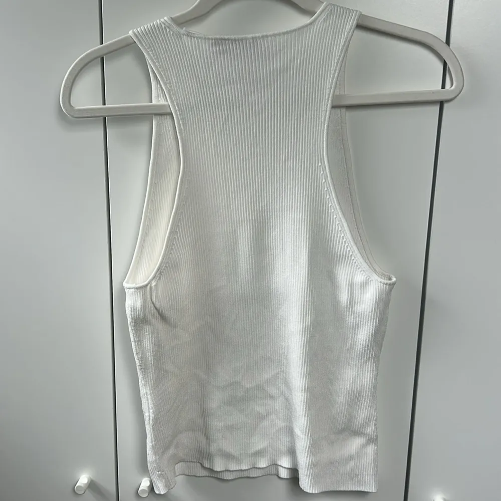 Simkhai Reza Racerback Sleeveless Tank Top In White Size Large NWOT - Image 9
