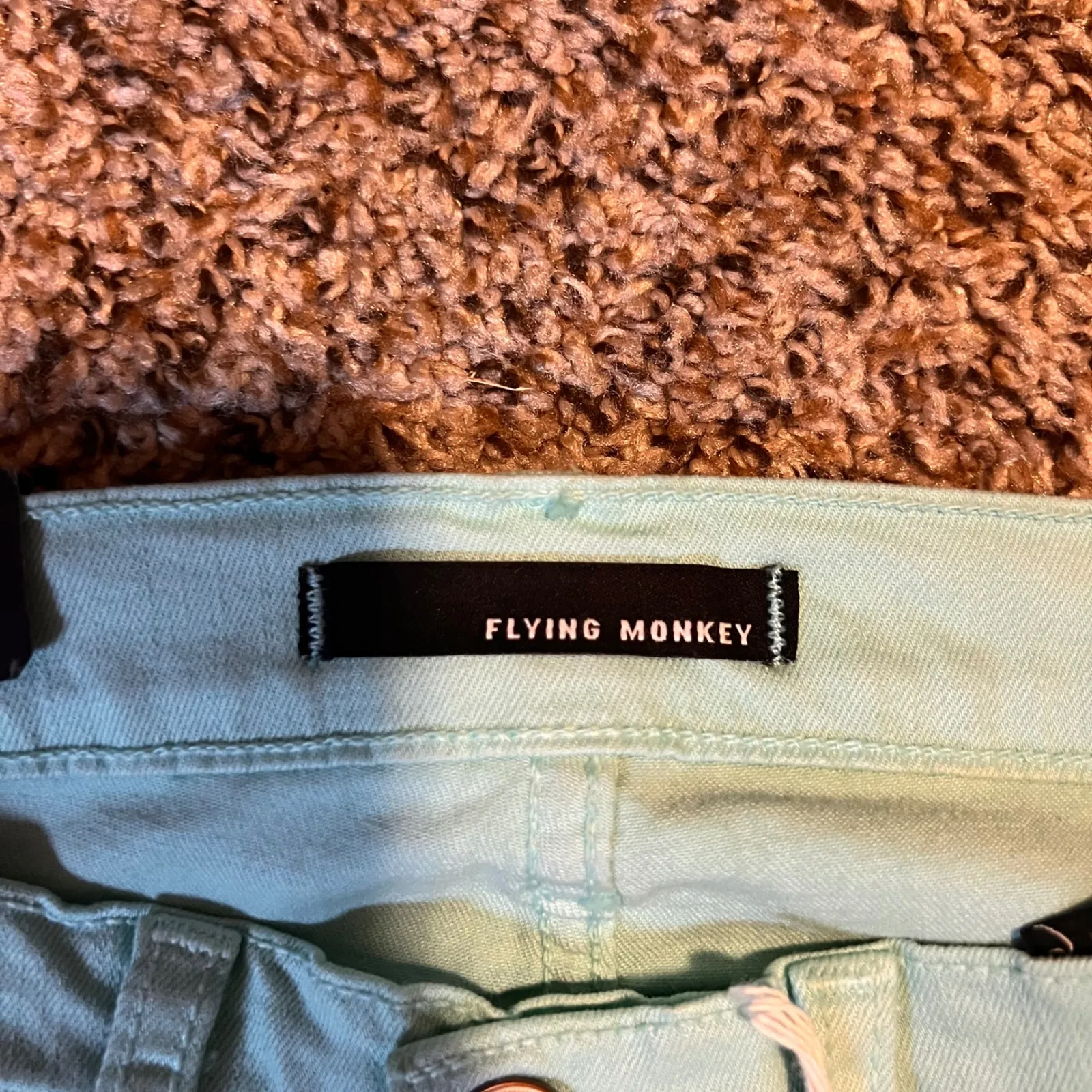 Flying Monkey Women's Mint Green Skinny Jeans Size 3 New‎ With Tags - Image 2