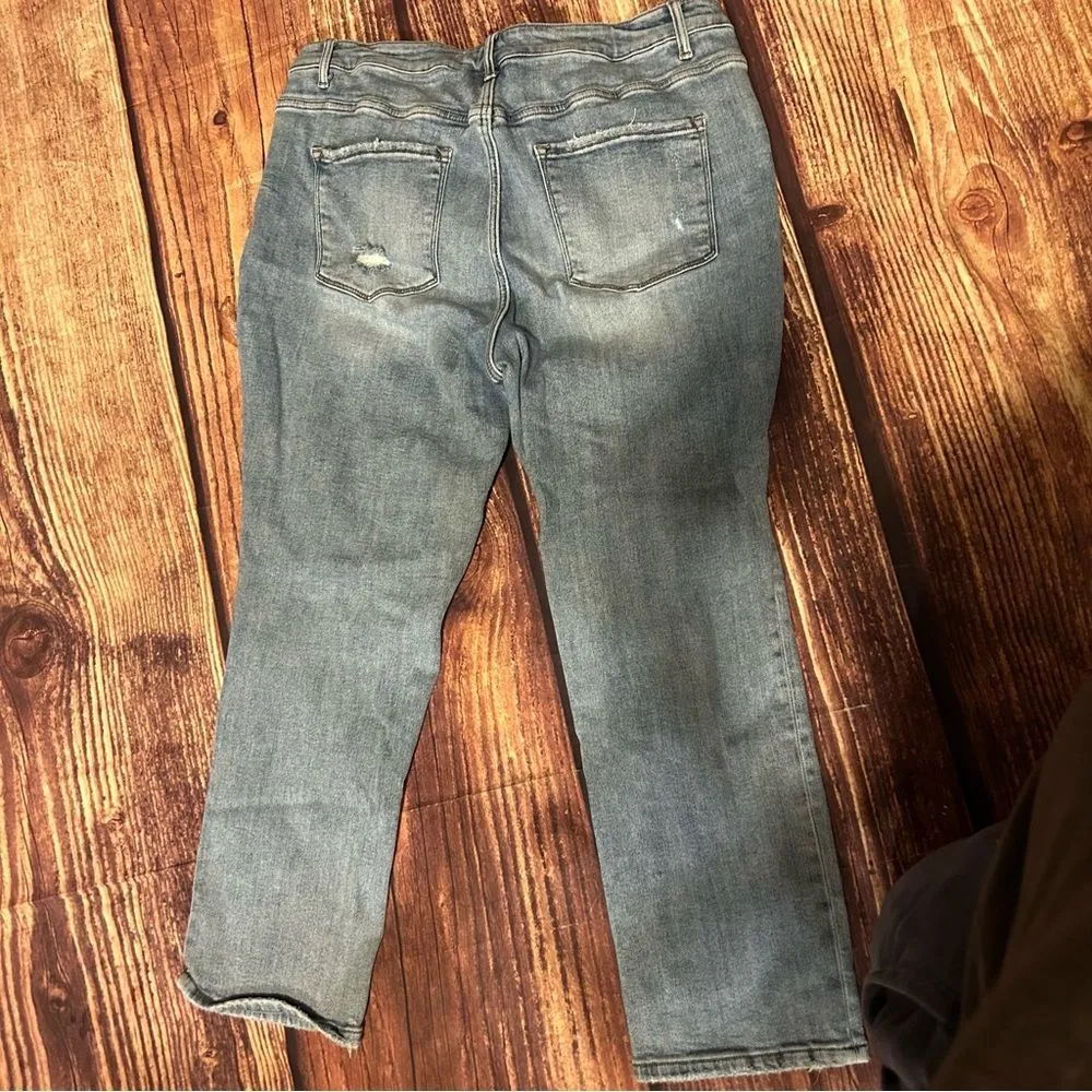 Women’s Lovervet Light Wash Straight Jeans Size 20 Blue - Image 6