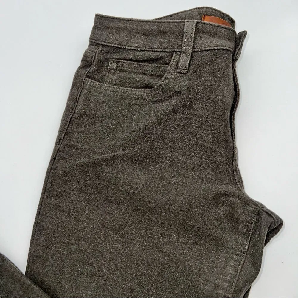 Joe's Jeans Women's Skinny Ankle Dark Green/Heather Olive Size W 28 - Image 4