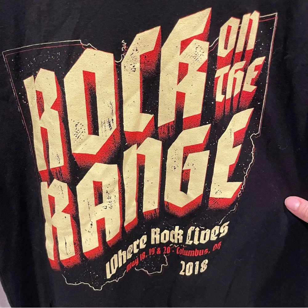 Heavy metal music Rock on the Range 2018 concert tour t-shirt black Tool avenged - Image 7