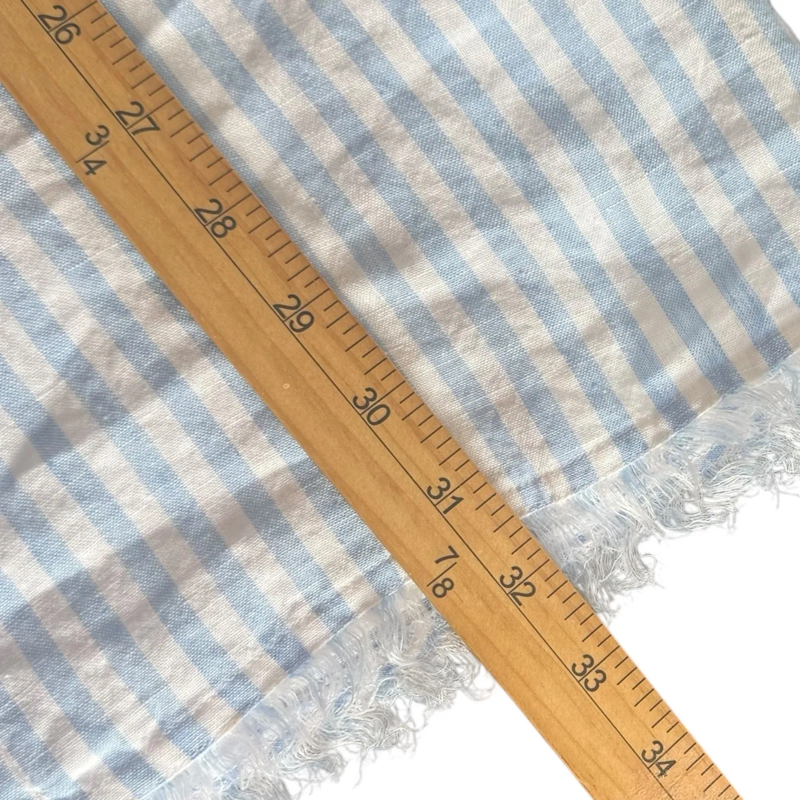 Tommy‎ Bahama Two Palms Mini Cabana Stripe Fringe Linen Dress Blue Size XXS - Image 8