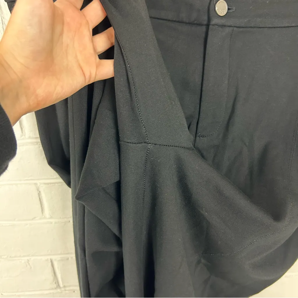 LYSSE Black Stretch Knit High Rise Straight Bootcut Leg Trouser Pants Size 1X - Image 4