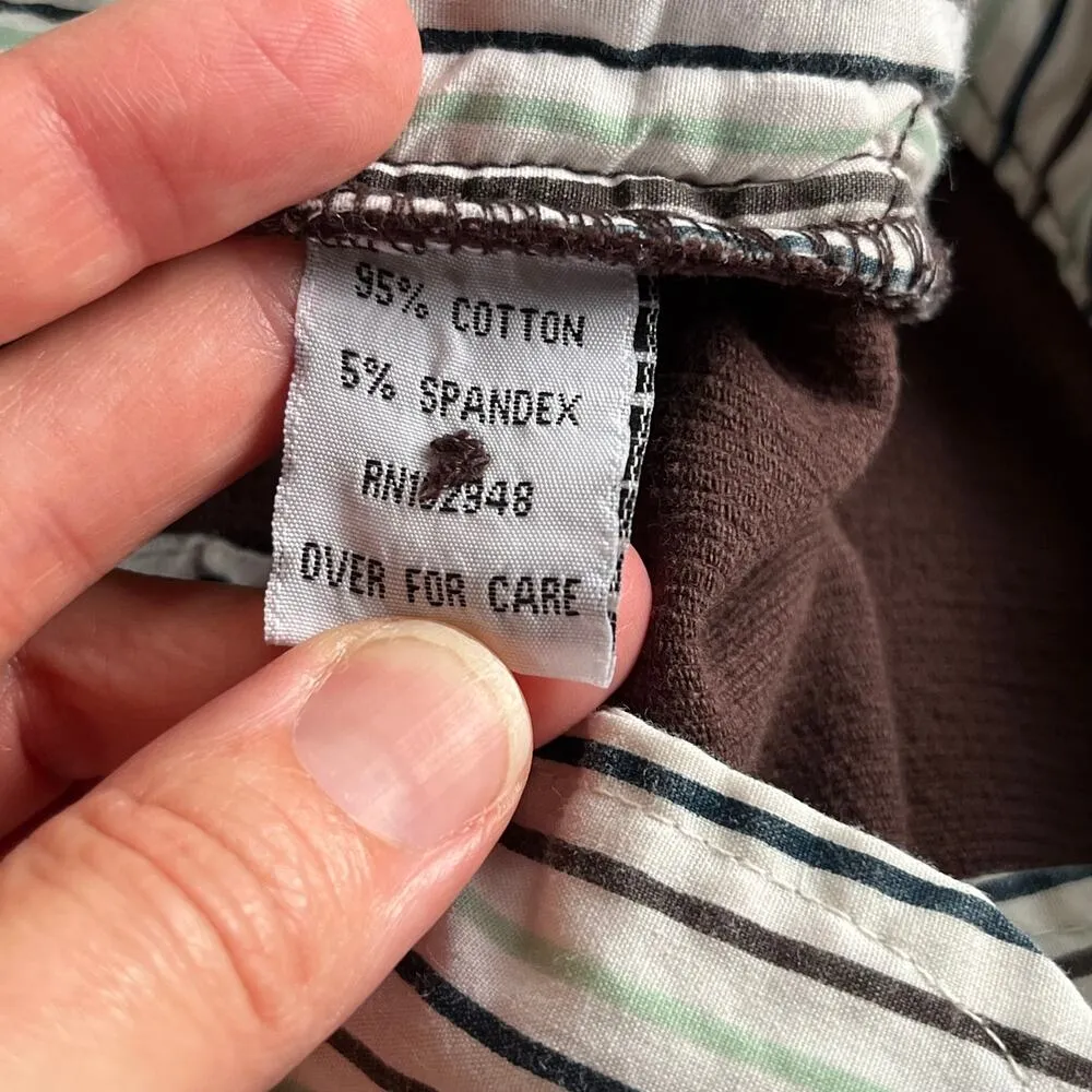 Anthropologie Tulle Women's Brown Corduroy Flare Leg Pants Size 8 - Image 9