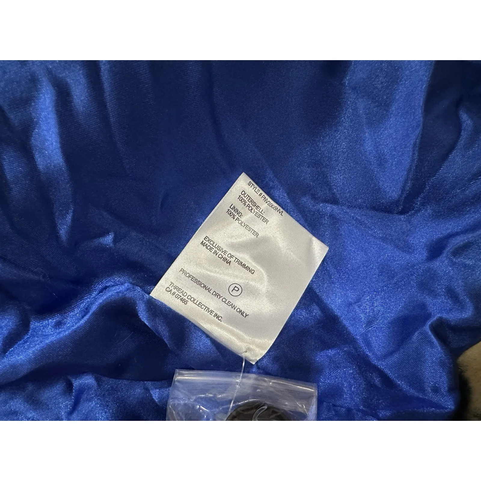 NVLT Faux Fur Leopard Print Coat Blue Large L NEW - Image 8