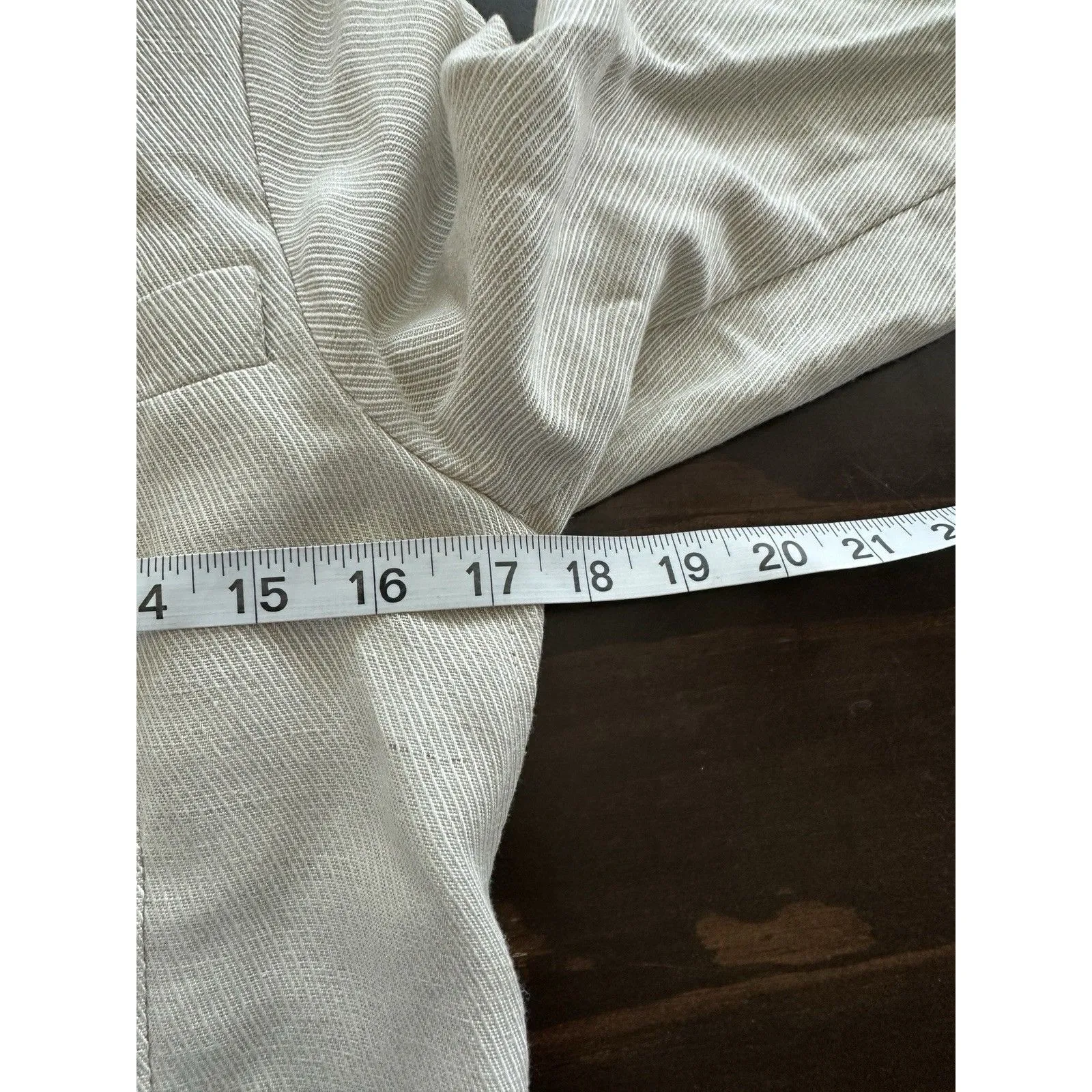 Peruvian Connection Belda Blazer Jacket Lyocell Linen Cream Classic Western 2 - Image 9