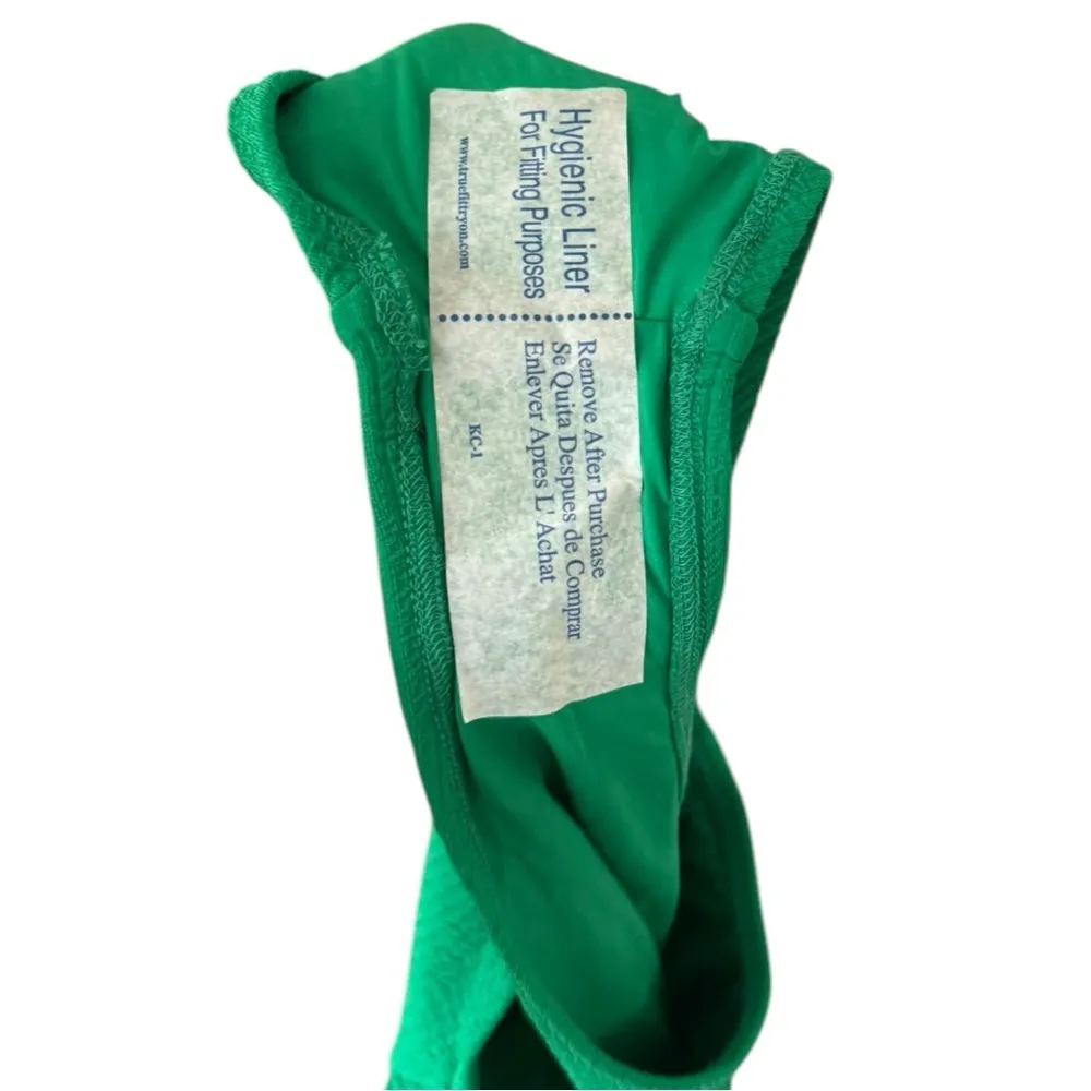 BECCA Pucker Up Candice‎ Large Green Textured Halter Cut Out One Piece Swimsuit - Image 6