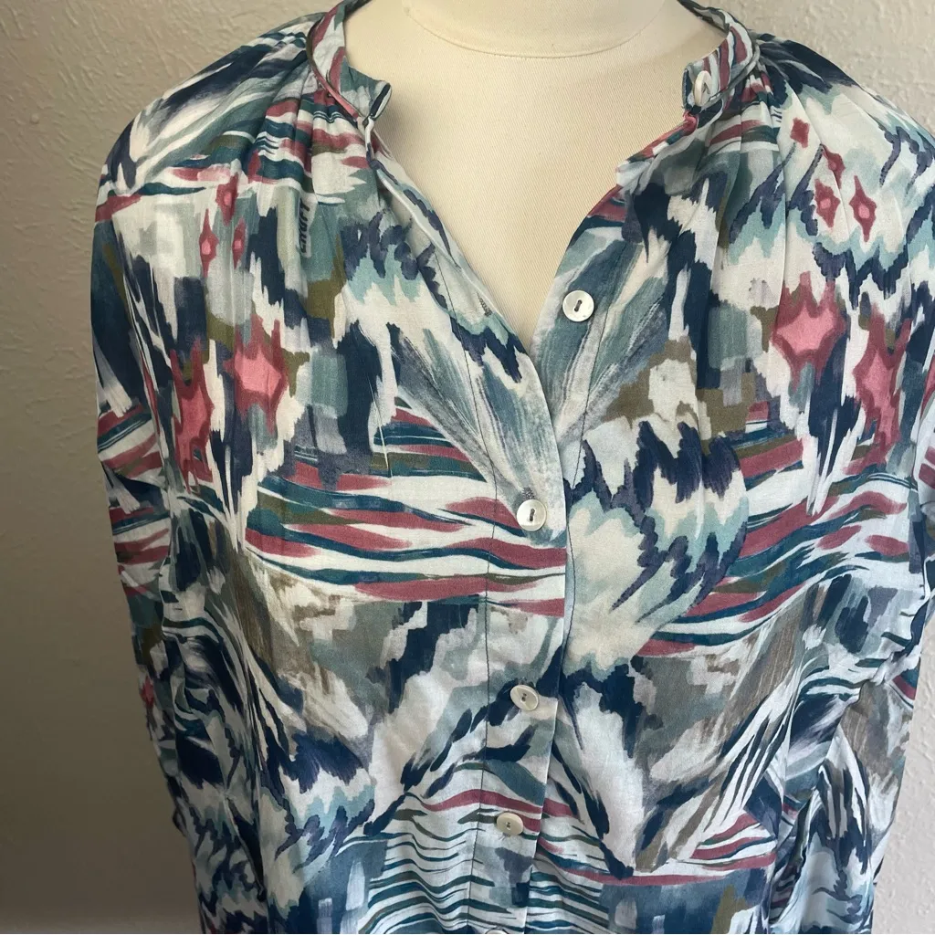 Chufy Pia Voile Dress Huapi Ice Forever Patagonia NWT Size M‎ Size M - Image 5