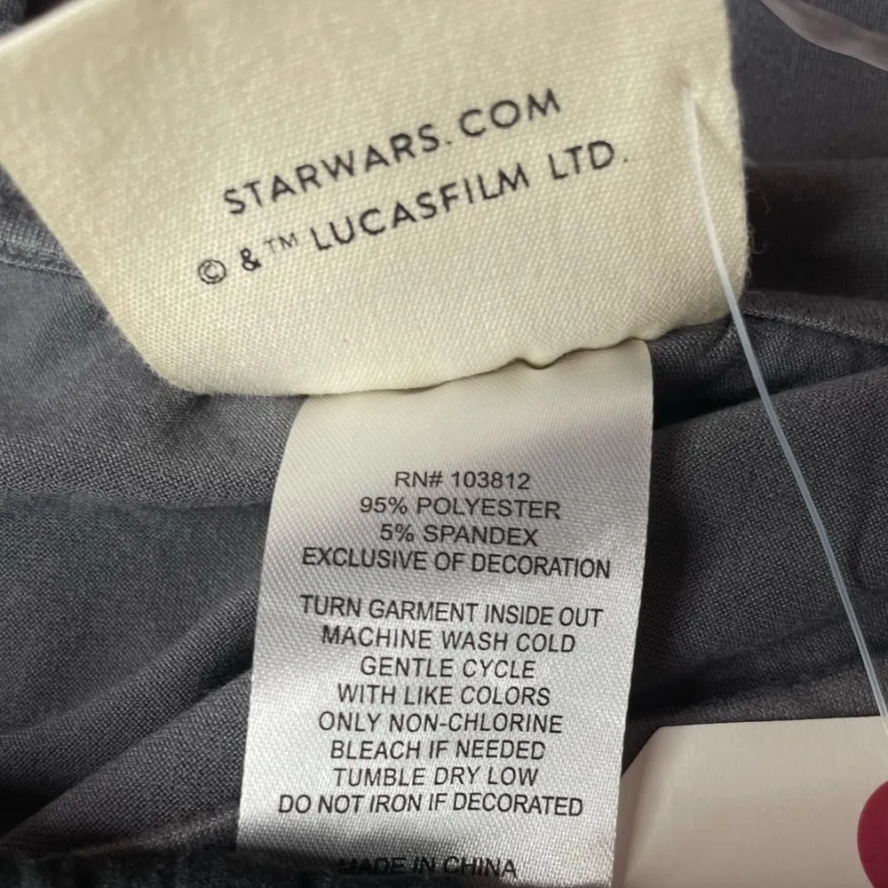 Star Wars Baby Yoda Too Cute To Spook Pajama Set Gray Black Medium Large - Image 5