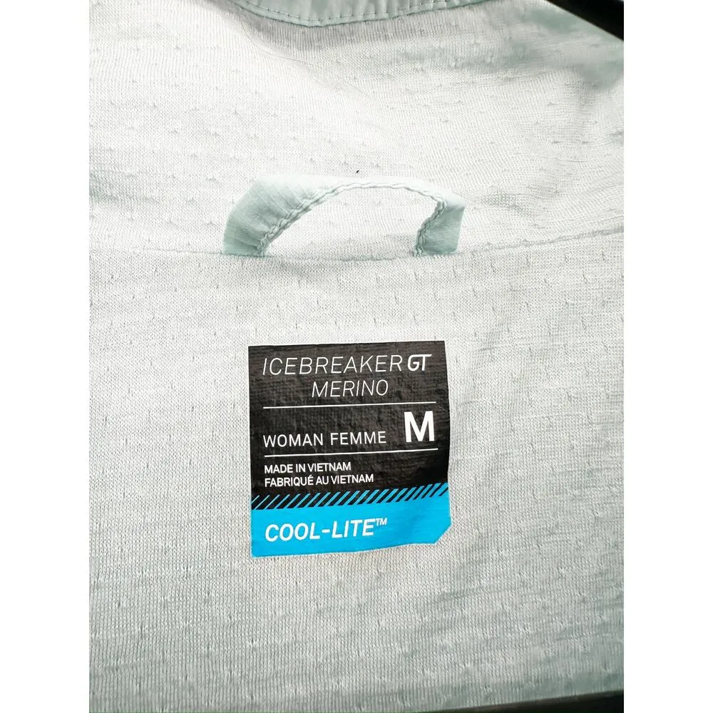 Icebreaker GT Merino Vest Mint Green Size M Size M - Image 4