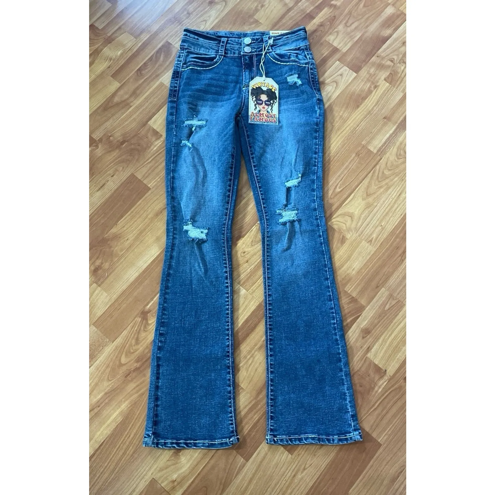 Vintage Almost Famous‎ High Rise Bootcut Jean - Image 2