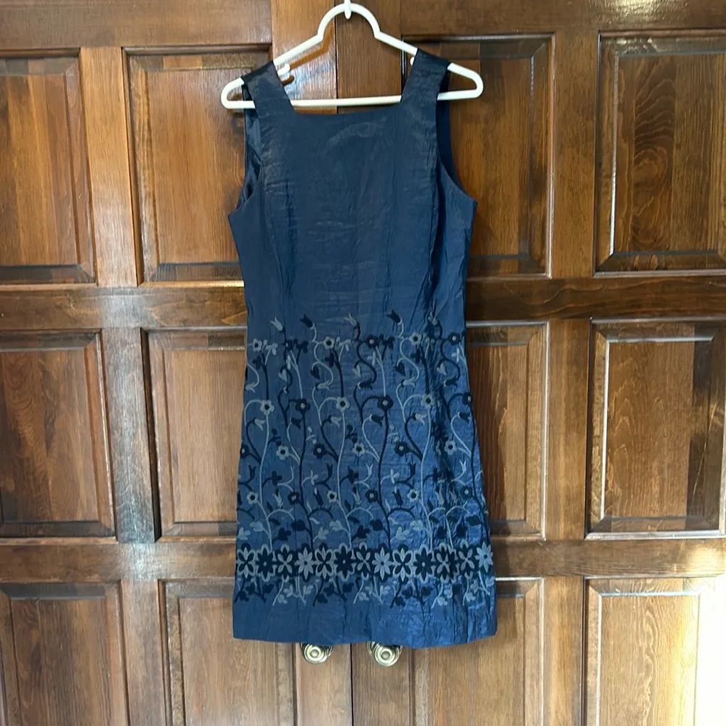 Ann Gigli Before 229 Grey Lady's Cocktail Dress Embroidered EU 44 Rome Italy Gray Size undefined - Image 5