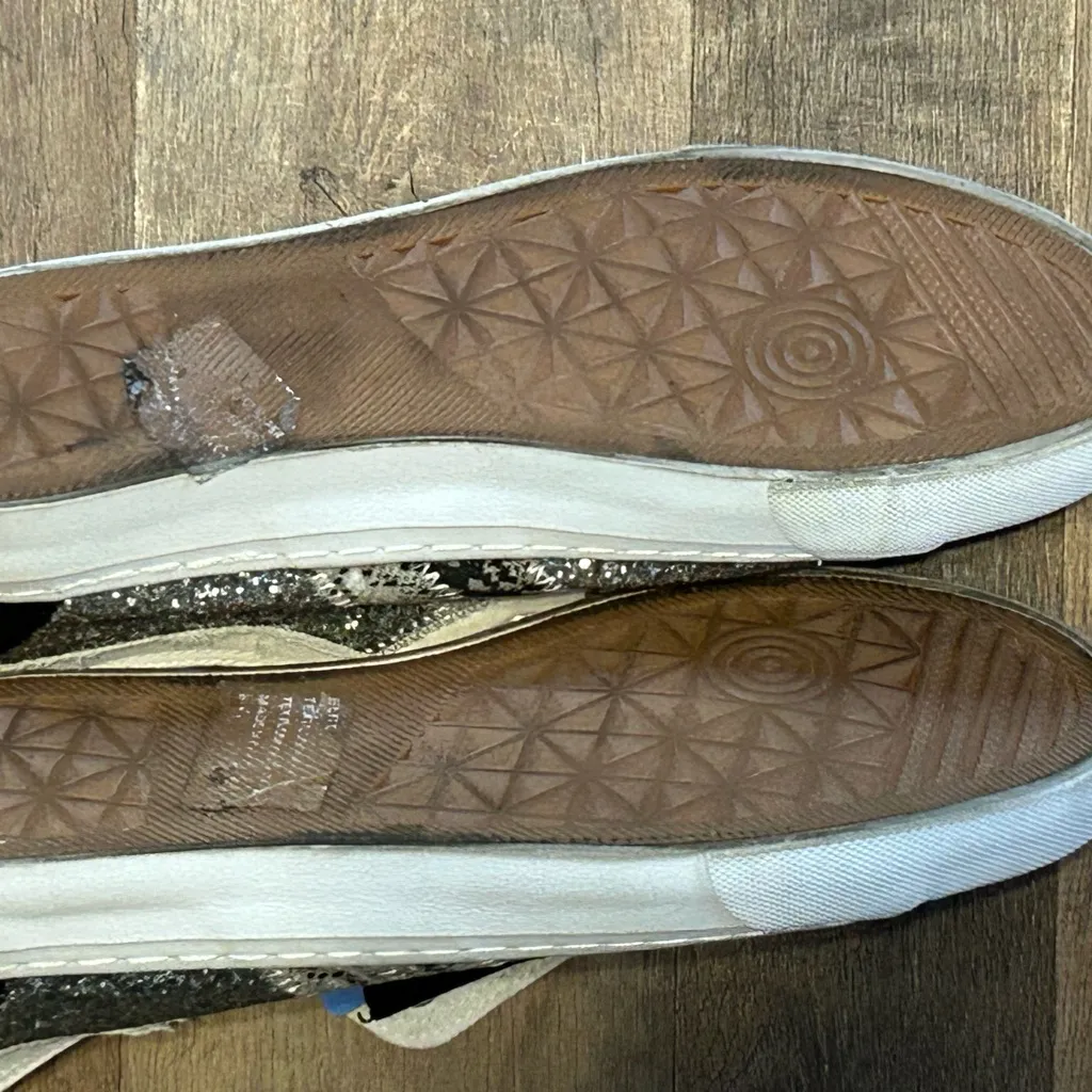 Jelly Pop Black and glitter elite slip on Canvas shoes size 9 new - Image 5