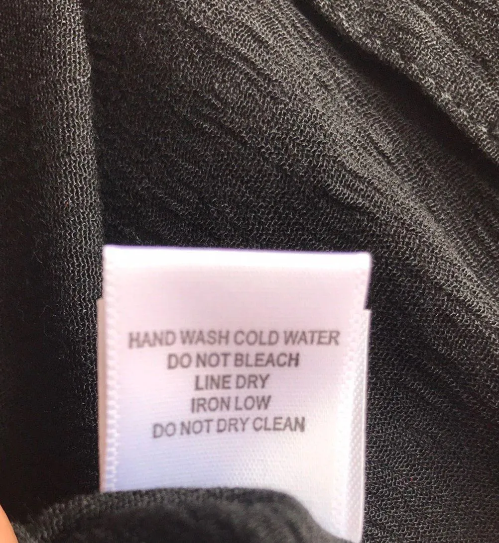 Black Long Sleeve Sheer Top - Image 7