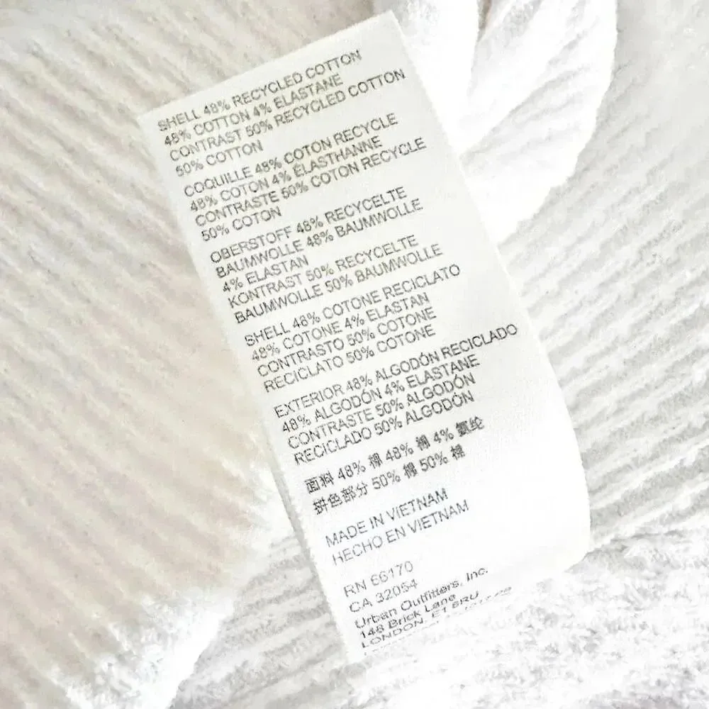 WE THE FREE PEOPLE | Cream Ivory Stretch Care Red Delicious Sunset Drive | Small - Image 9