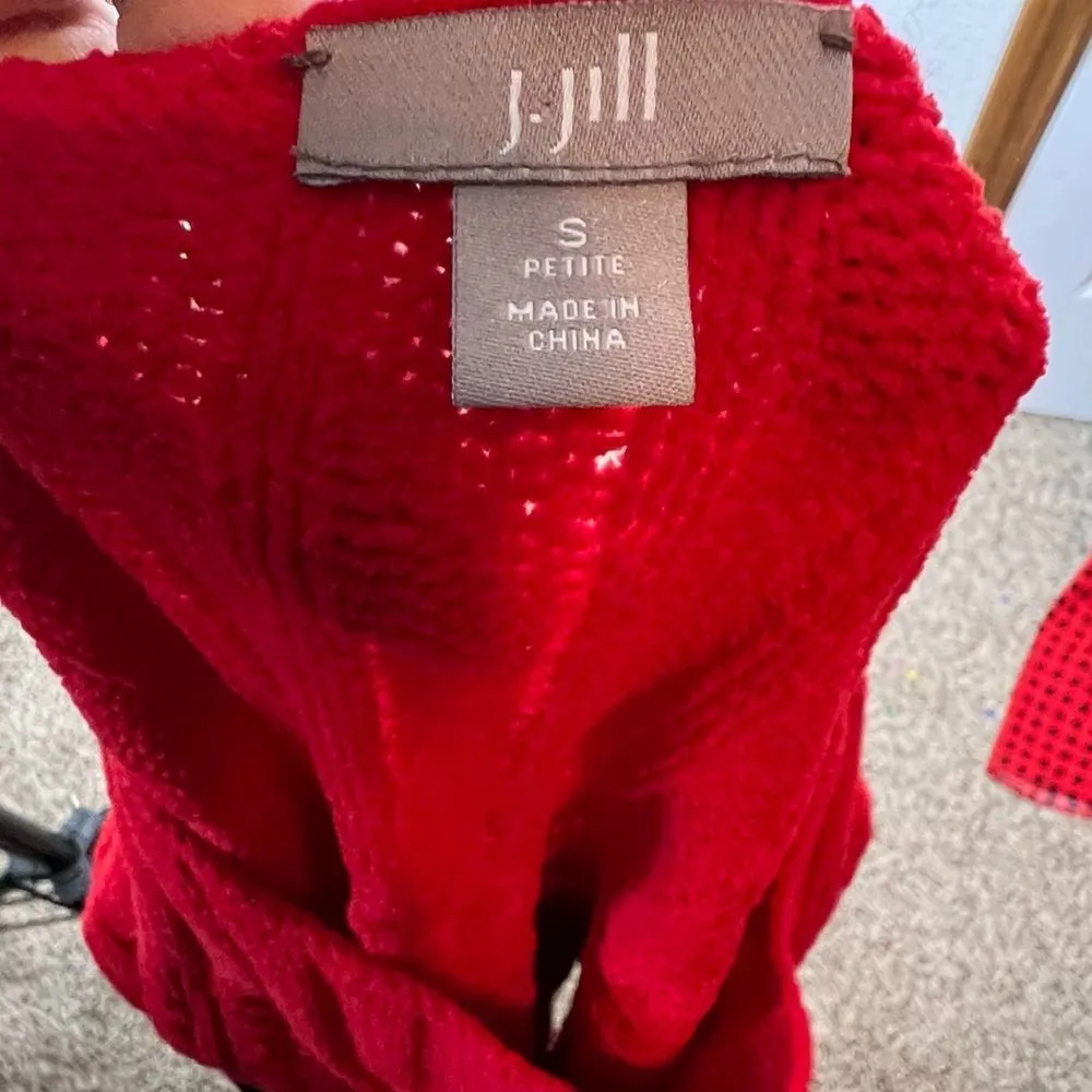 J. Jill Red Sweater - Image 6