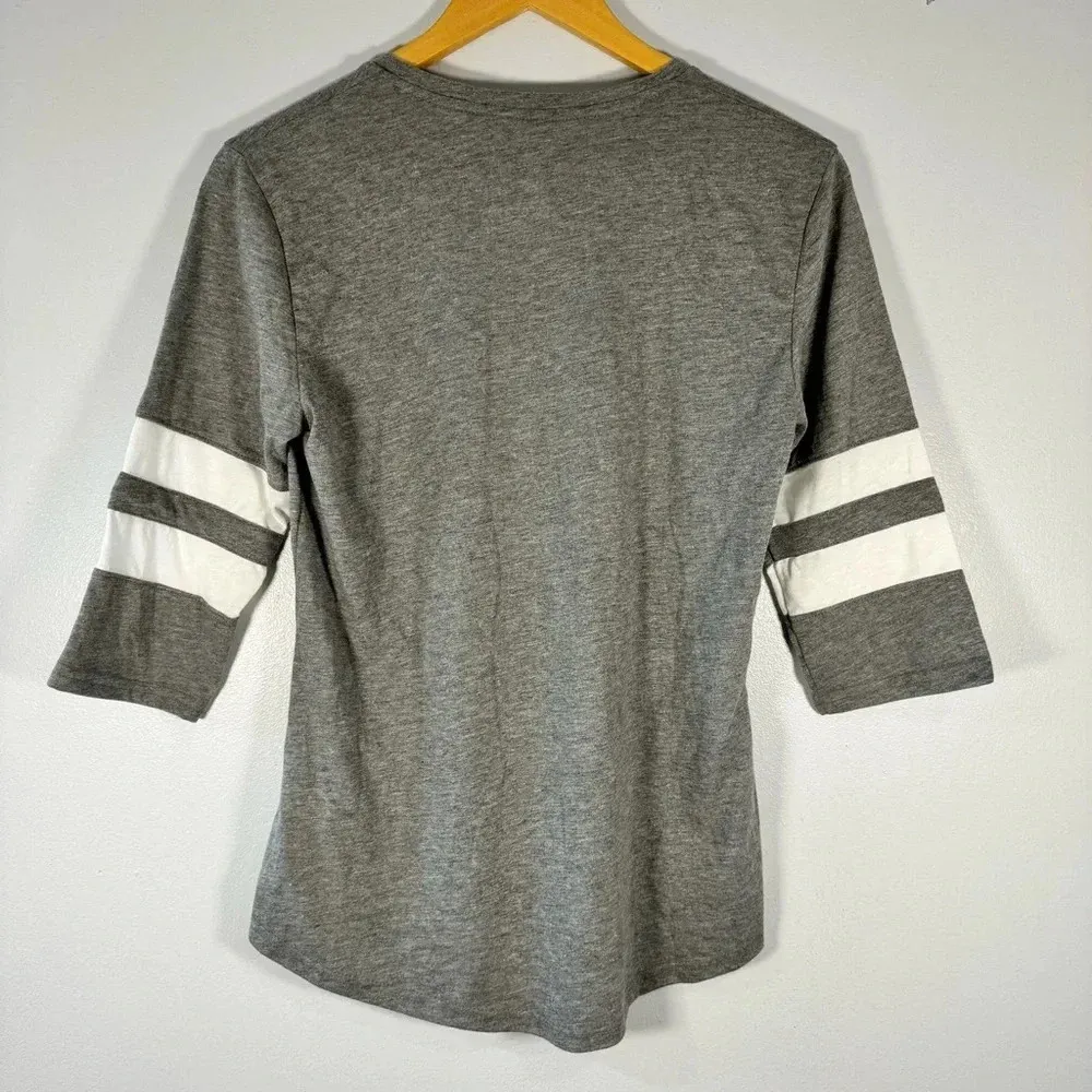 Indianapolis Colts Women's Tee Down Scoop Neck 3/4-Sleeve T-Shirt NFL - Image 3