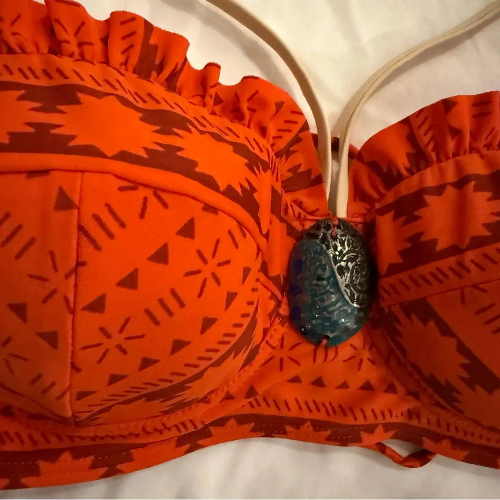 EUC Disney Moana Heart Of Te Fiti Halter Swim Top - Image 4
