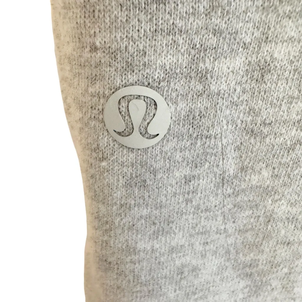 Lululemon Scuba High Rise Jogger Fleece 28" Heathered Core Ultra Light Grey 14 - Image 4