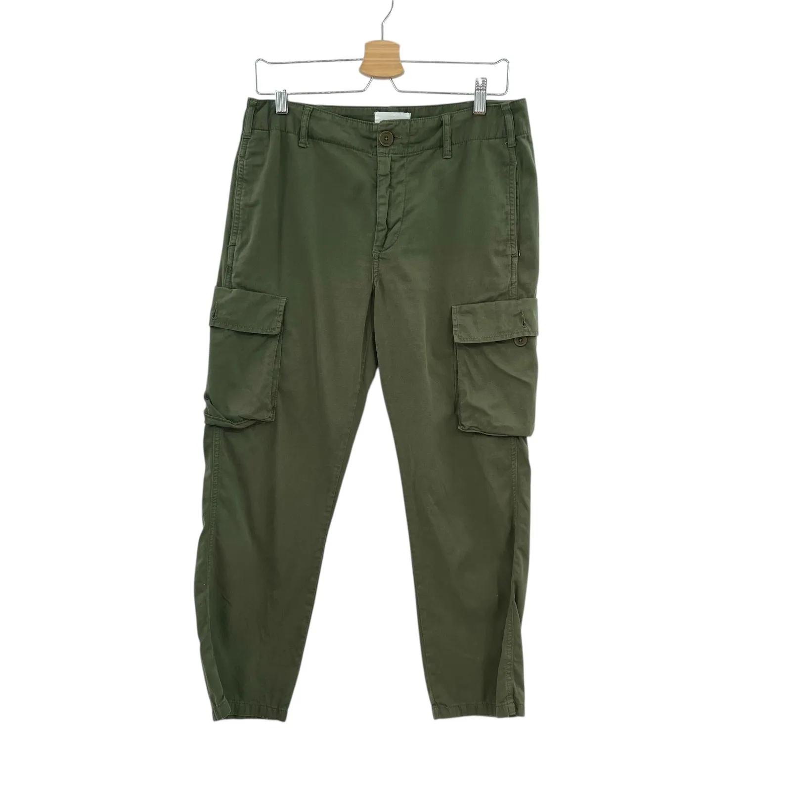Frame Relaxed Utility Pant Cargo Washed Surplus Green‎ Size 27 - Image 3