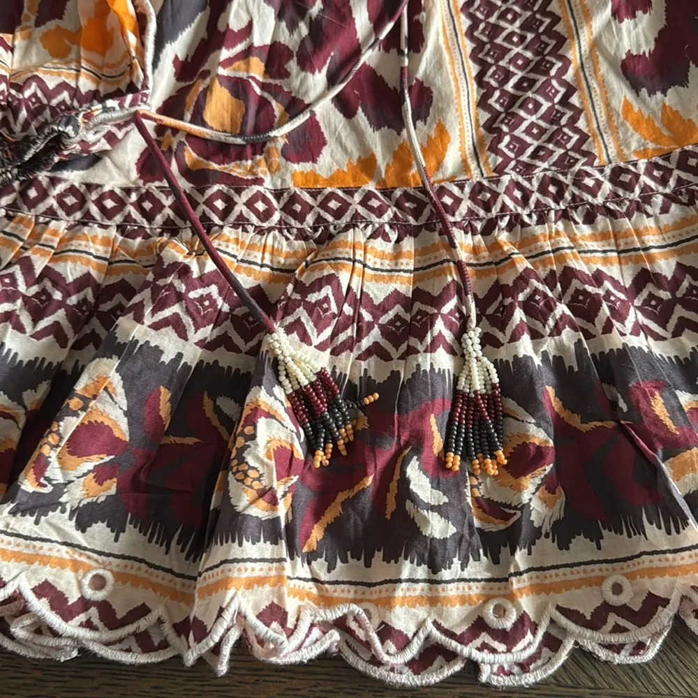 Farm Rio Long Sleeve Button Front Minidress, Small, $260 - Image 15