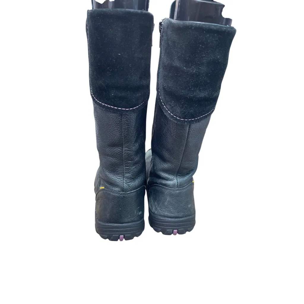 Keen Womans Black Leather Suede Waterproof Winter Boots Sz 4 SKU 9579 - Image 13