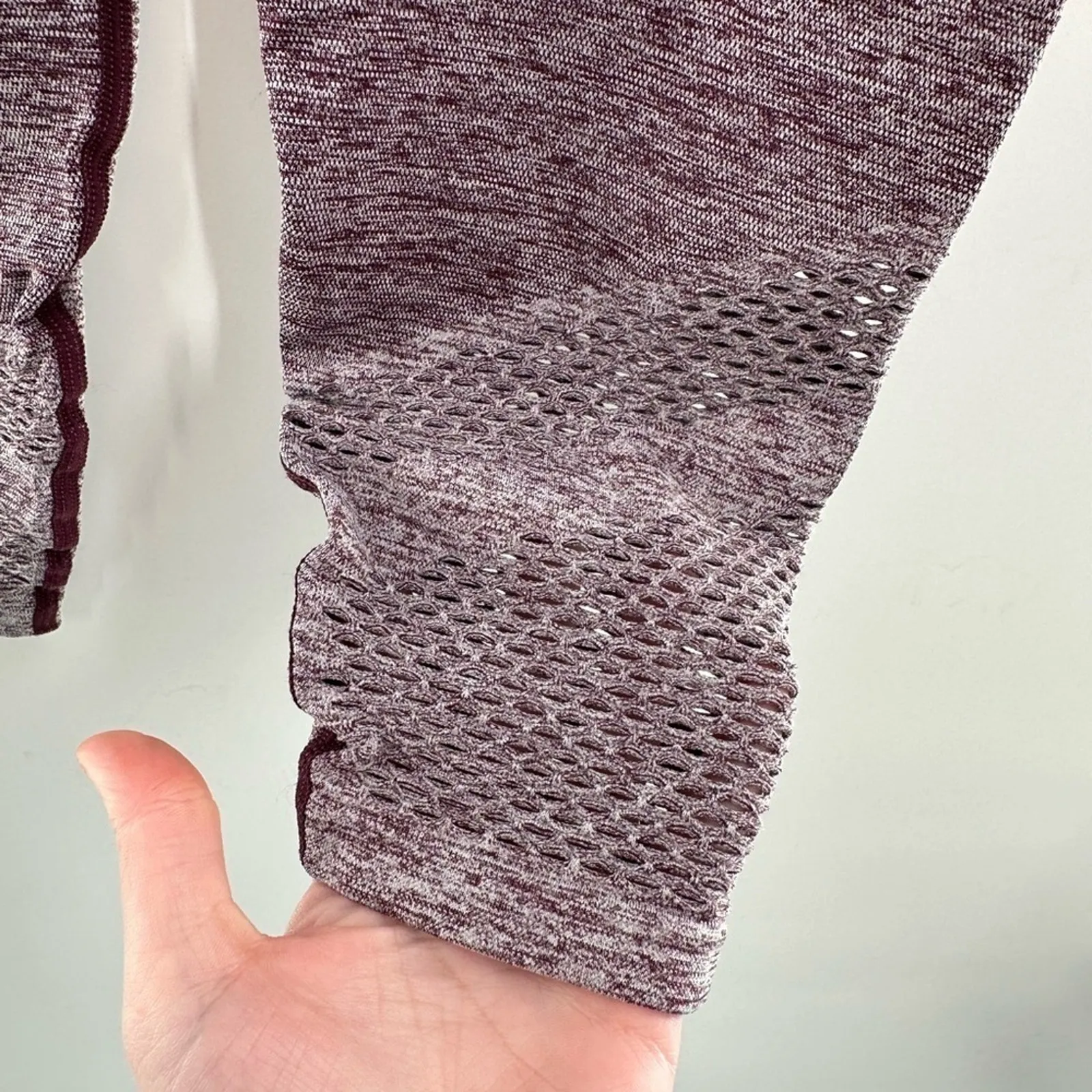 PINK by Victoria’s Secret Seamless Purple Heathered Workout Leggings - Image 4