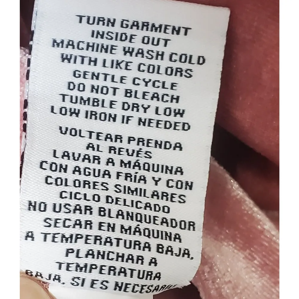 Celebrity Pink Womens Solid Polyester V-Neck Long Sleeve Casual Top Blouse Large - Image 11