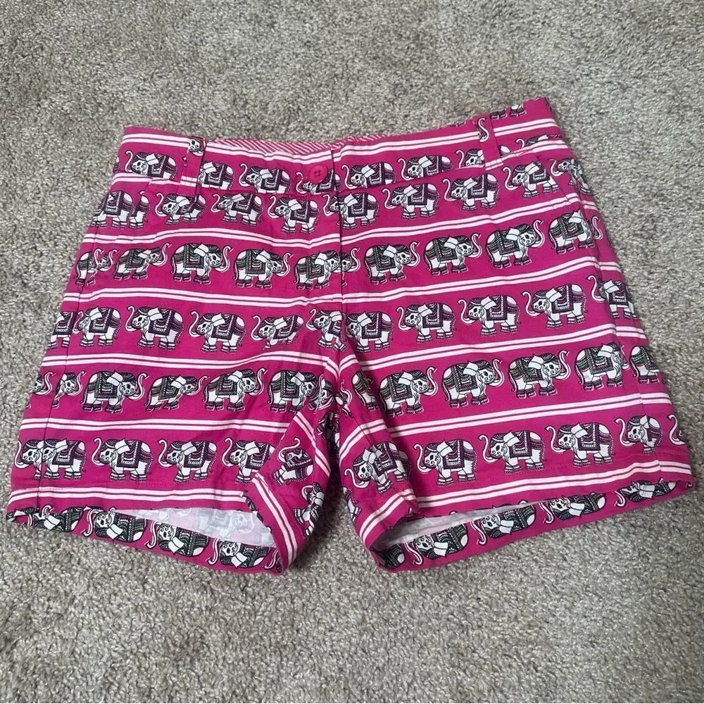 Crown & Ivy Women’s Shorts Bundle Lot Sz 8 & 8P Elephants Nautical Preppy Cruise - Image 4