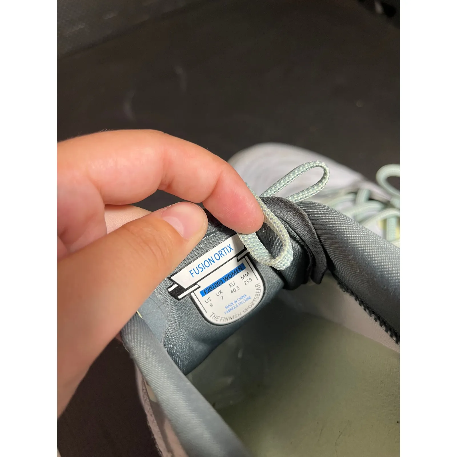 Karhu Fusion 4.0 Ortix Women's size‎ 9 Running Shoes ‘SKYWRITING / JADE’ Sneaker Gray - Image 7