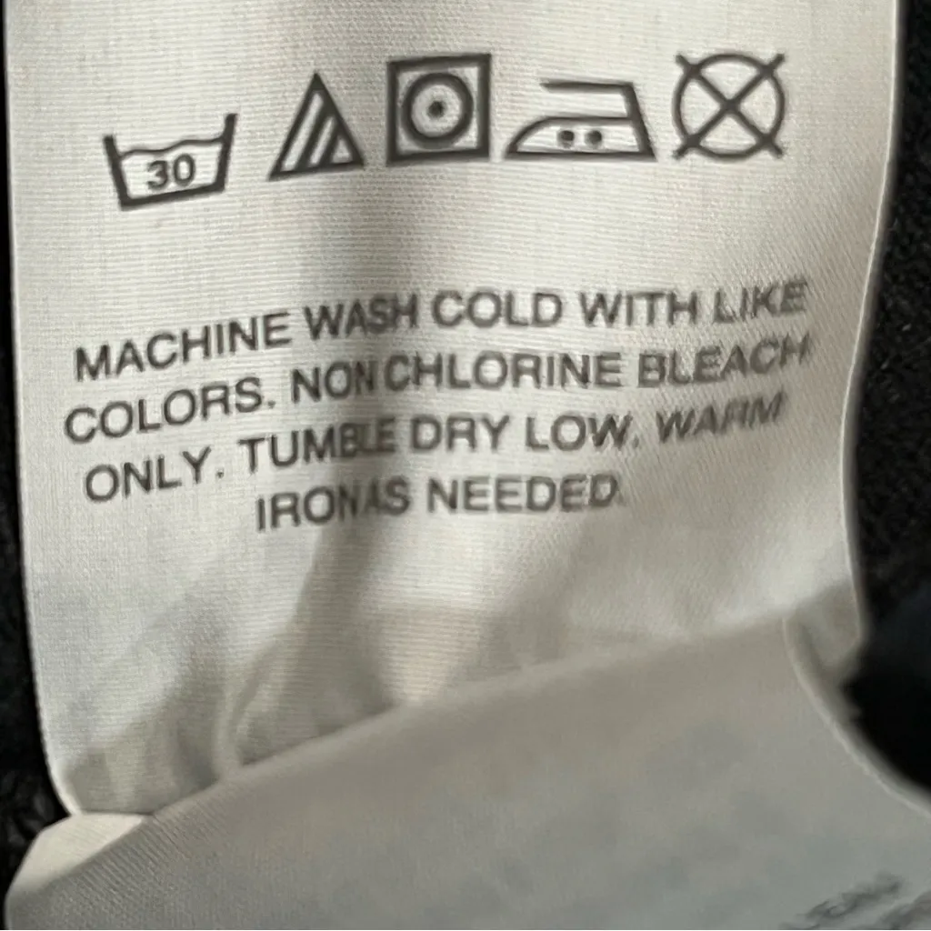 Madewell Black Denim Jean Frisco Mini Skirt size 27 - Image 7